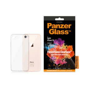 Kaitseümbris ClearCase, Apple iPhone 7 / 8 / SE (2020/2022), klaasist tagaküljega, läbipaistev, PanzerGlass