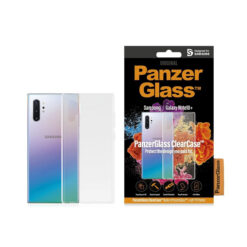 Kaitseümbris ClearCase, Samsung Galaxy Note10+, klaasist tagaküljega, läbipaistev, PanzerGlass