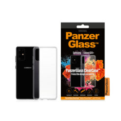 Kaitseümbris ClearCase, Samsung Galaxy S20+, klaasist tagaküljega, läbipaistev, PanzerGlass