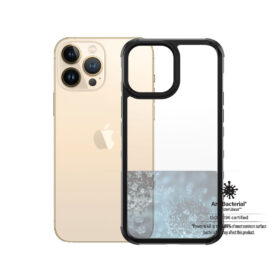 Kaitseümbris SilverBulletCase, Apple iPhone 13 Pro Max, läbipaistev musta äärega, PanzerGlass