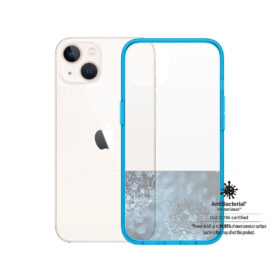 Kaitseümbris ClearCaseColor, Apple iPhone 13, klaasist tagaküljega, sinine / läbipaistev, PanzerGlass