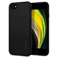 Kaitseümbris Liquid Air, Apple iPhone 7 / 8 / SE (2020/2022), must, Spigen