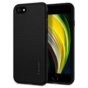 Kaitseümbris Liquid Air, Apple iPhone 7 / 8 / SE (2020/2022), must, Spigen