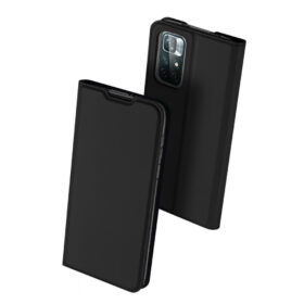 Kaitseümbris kaanega Skin Pro, Xiaomi Poco M4 Pro 5G, must, Dux Ducis