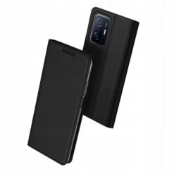 Kaitseümbris kaanega Skin Pro, Xiaomi 11T / 11T Pro, must, Dux Ducis