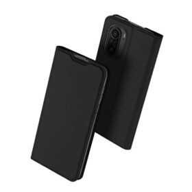 Kaitseümbris kaanega Skin Pro, Xiaomi Poco F3 / Mi 11i, must, Dux Ducis