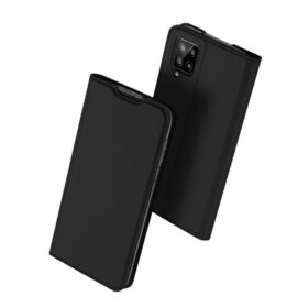 Kaitseümbris kaanega Skin Pro, Samsung Galaxy A12, must, Dux Ducis