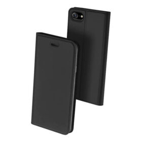Kaitseümbris kaanega Skin Pro, Apple iPhone 7 / 8 / SE (2020/2022), must, Dux Ducis