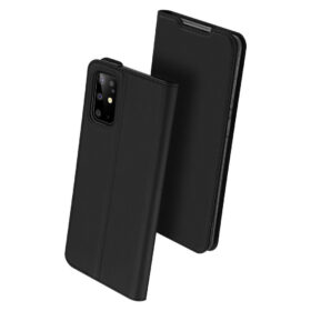 Kaitseümbris kaanega Skin Pro, Samsung Galaxy S20+, must, Dux Ducis
