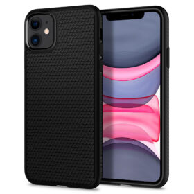 Kaitseümbris Liquid Air, Apple iPhone 11, must, Spigen
