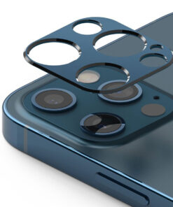 Tagakaamera kaitse, Apple iPhone 12 Pro, tumesinine, Ringke