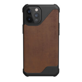 Kaitseümbris Metropolis LT, Apple iPhone 12 Pro Max, naturaalsest nahast, LTHR pruun, Urban Armor Gear (UAG)