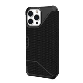 Kaitseümbris kaanega Metropolis Folio, Apple iPhone 13 Pro Max, Kevlar must, Urban Armor Gear (UAG)