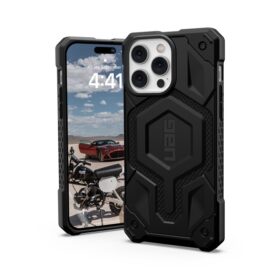 Kaitseümbris Monarch Pro Kevlar MagSafe, Apple iPhone 14 Pro Max, Kevlar must, Urban Armor Gear (UAG)