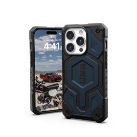 Kaitseümbris Monarch Pro MagSafe, Apple iPhone 15 Pro, tumesinine, Urban Armor Gear (UAG)