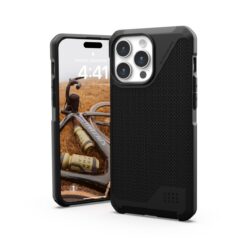 Kaitseümbris Metropolis LT MagSafe, Apple iPhone 15 Pro Max, Kevlar must, Urban Armor Gear (UAG)
