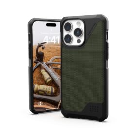 Kaitseümbris Metropolis LT MagSafe, Apple iPhone 15 Pro Max, Kevlar oliivroheline, Urban Armor Gear (UAG)