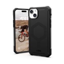 Kaitseümbris Essential Armor MagSafe, Apple iPhone 15 Plus, must, Urban Armor Gear (UAG)