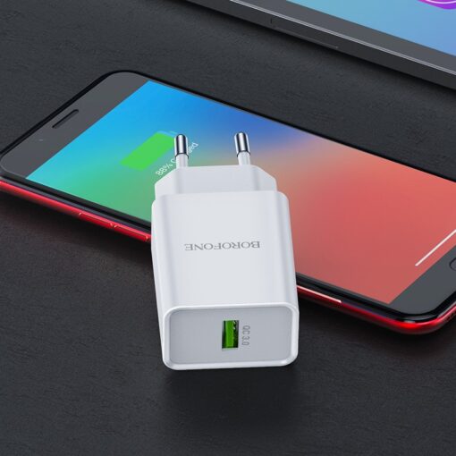 Laadija Borofone BN5 18W USB-A valge - Image 4