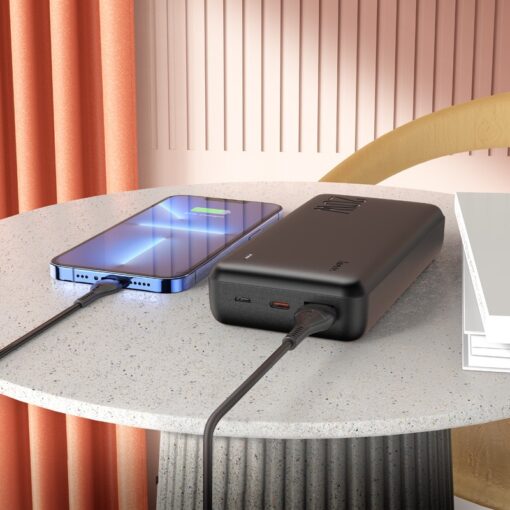 Väline aku Power Bank Hoco J87A Type-C PD 20W+Quick Charge 3.0 20000mAh must - Image 3