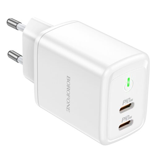 Laadija Borofone BN9 35W 2xUSB-C valge - Image 2