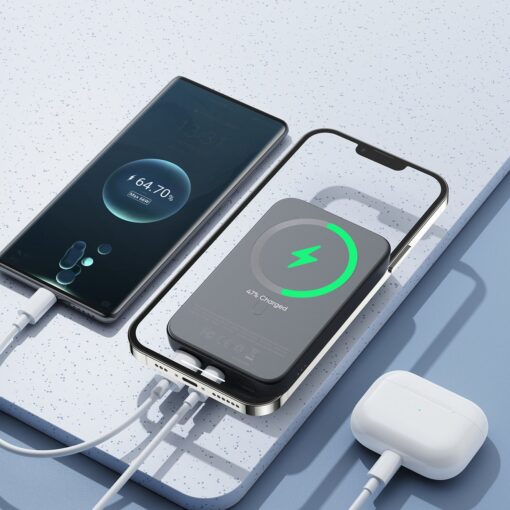 Väline aku Power Bank Joyroom JR-W020 20W Magnetic Wireless 10000mAh must - Image 4