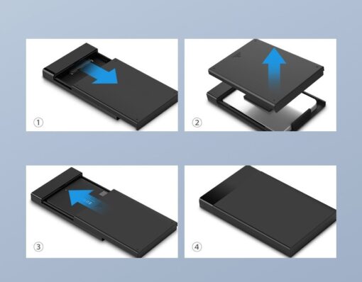 2.5 HDD SSD adapter Ugreen US221 + 0.5 m kaabel must - Image 3