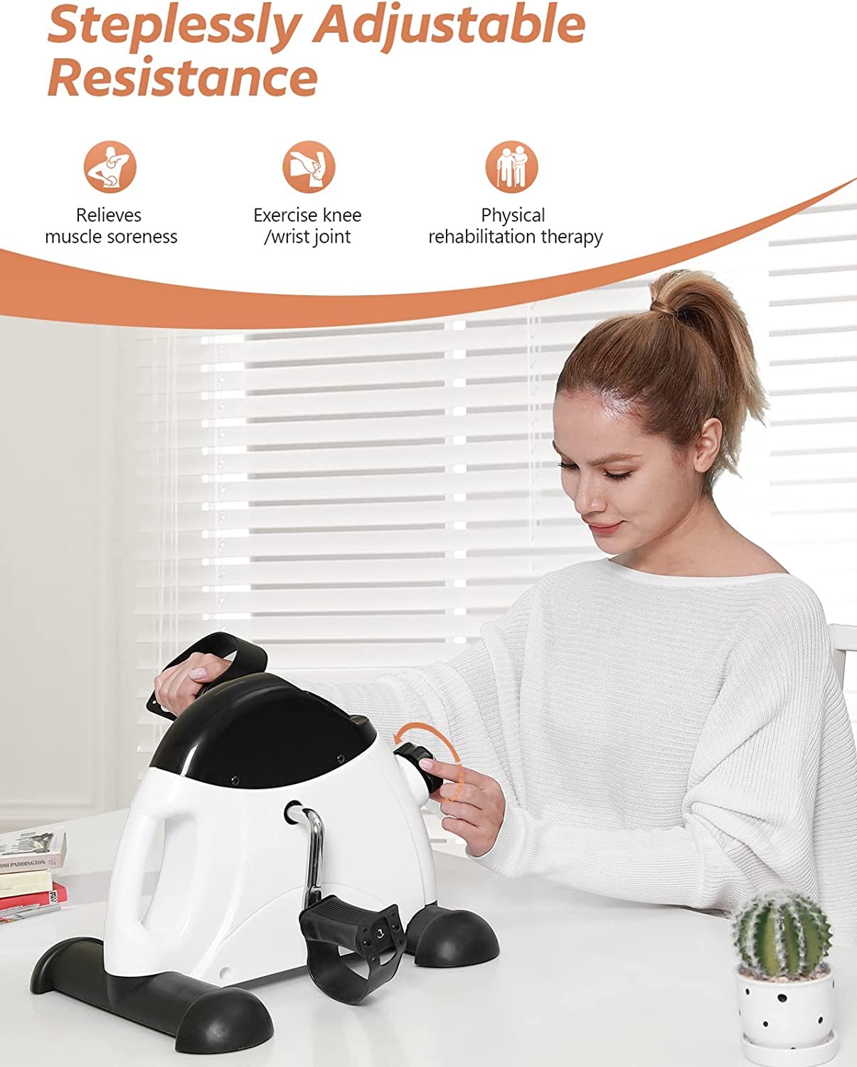 Pedaaliharjutaja EB003 valge - Image 3