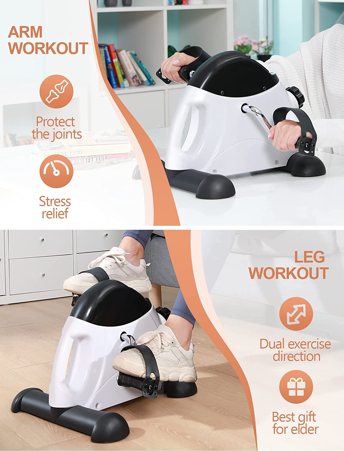 Pedaaliharjutaja EB003 valge - Image 4