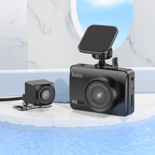 Videosalvesti Hoco DV3 Dual Channel Driving Recorder With Display - Image 3