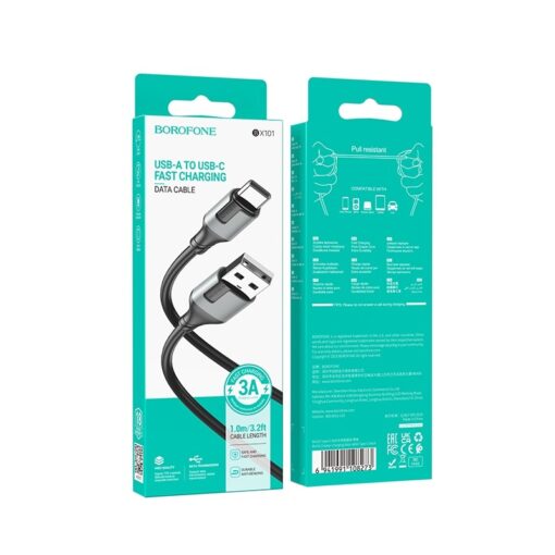 Laadimisjuhe Borofone BX101 USB-A to USB-C 1.0m must - Image 4