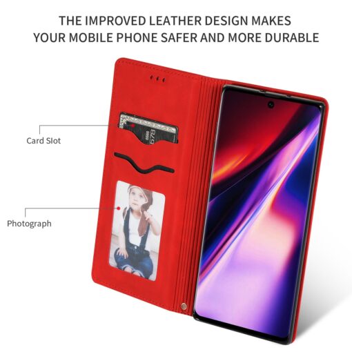 Telefoniümbris Business Style Xiaomi Poco X6 Pro 5G punane - Image 4