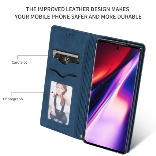 Telefoniümbris Business Style Xiaomi Redmi Note 13 Pro Plus 5G tumesinine - Image 4