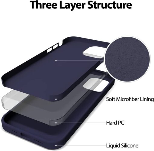 Telefoniümbris Mercury Silicone Case Apple iPhone 15 Pro tumesinine - Image 3