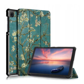 Kaitsekaaned SmartCase, Samsung Galaxy Tab A7 Lite, sinakas lilleline, Tech-Protect