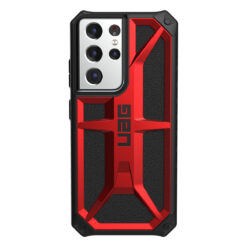Kaitseümbris Monarch, Samsung Galaxy S21 Ultra 5G, punane (Crimson), Urban Armor Gear (UAG)