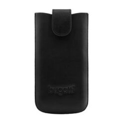Kott universaalne magnetiga 3XL, Apple iPhone 7 Plus / 8 Plus / Xs Max / 11 Pro Max, naturaalsest nahast, must, Bugatti