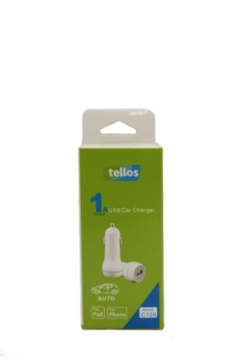 Car charger Tellos C109 with USB connector 1A white