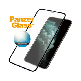 Ekraanikaitseklaas Apple iPhone 11 Pro Max / Xs Max, ümbrisesõbralik, musta äärega, peegeldumisvastane, PanzerGlass