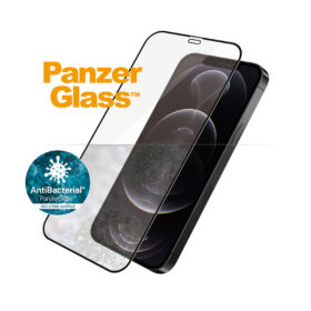 Kaitseklaas Apple iPhone 12 / 12 Pro, ümbrisesõbralik, musta äärega, PanzerGlass