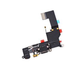 Flex for iPhone 5S for audio and charging connector with microphone black ORG