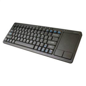 Wireless keyboard OMEGA SMART TV+TOUCH PAD black