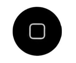 HOME button for iPad 2 black HQ