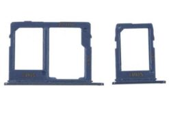 SIM card holder Samsung A600 A6 2018 (2 pcs) blue ORG