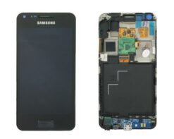 LCD screen Samsung i9070 Galaxy S Advance with touch screen and frame black original (service pack)