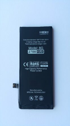 Battery "Di-Power" (higher capacity) for iPhone 8 2700mAh