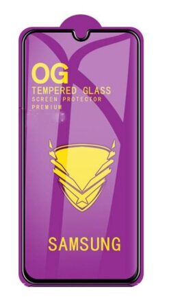 Screen protection glass "11D Full Glue" Samsung A105 A10/A107 A10S/M105 M10 black bulk