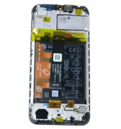 LCD screen Huawei Y5 2019 with touch screen with frame and battery Midnight Black original (service pack)