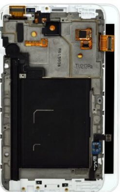 LCD screen Samsung N7000 with touch screen and frame white original (used Grade B)