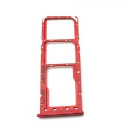 SIM card holder Samsung A105 A10 2019 Red ORG